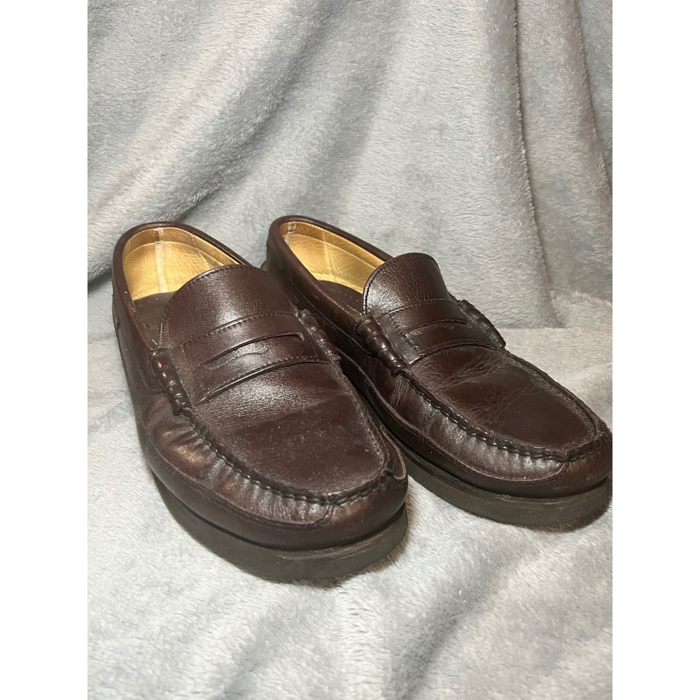 Mephisto Spinnaker Men's‎ Loafers Brown Leather Comfort Slip On Shoes Size 11